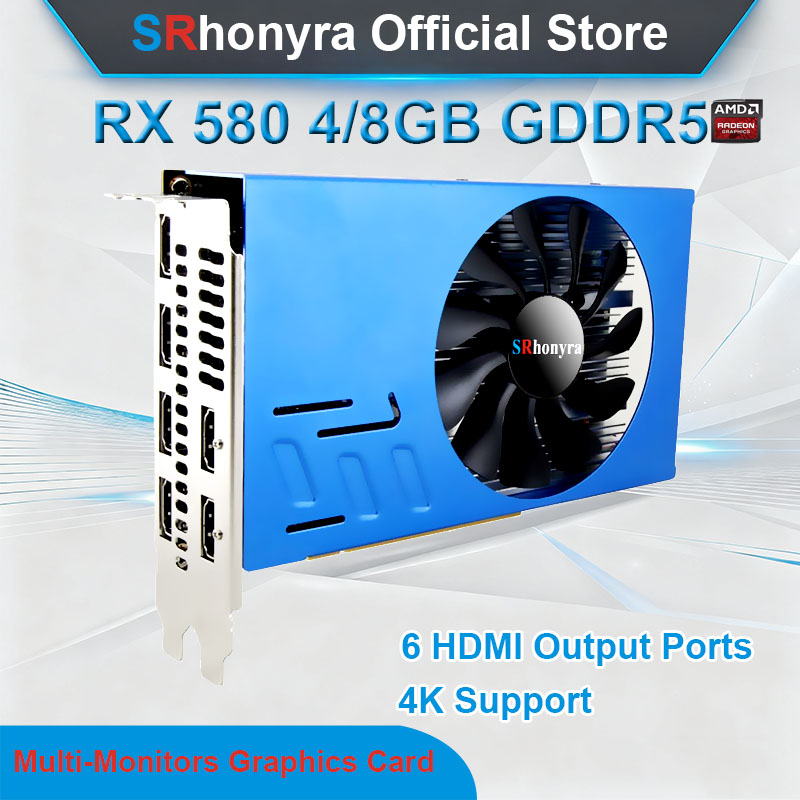 SRhonyra AMD RX580 4/8GB Graph - Rx 580 8Gb 2048Sp Gpu review and price