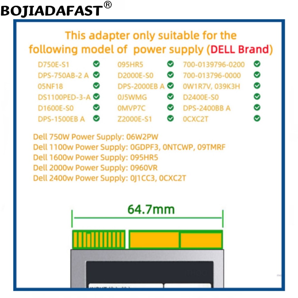 12 Ports PCIe 6Pin Connector B - 2400W Server Psu Breakout Board review and price