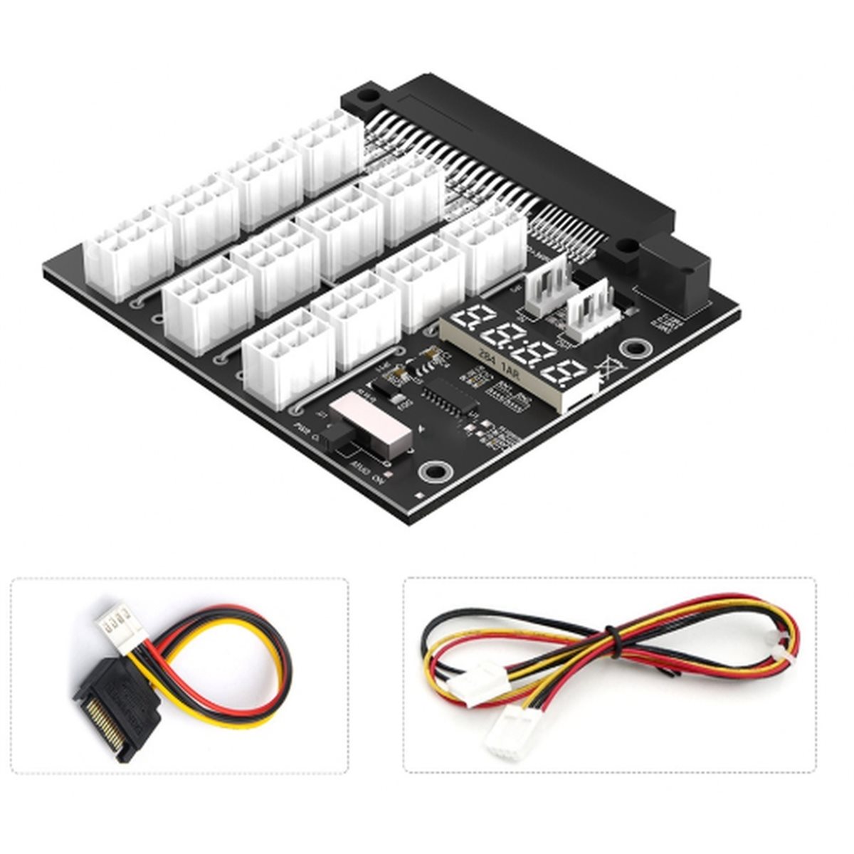12 Ports PCIe 6Pin Connector B - 2400W Server Psu Breakout Board review and price