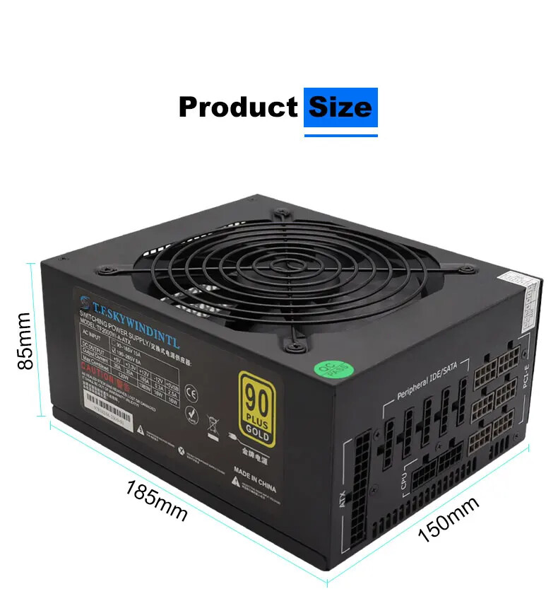 2000W Power Supply Gold ATX Mi - 2000W Atx Mining Power Supply review and price