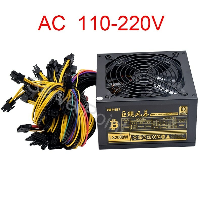 For AC110-220v ATX Pc 2000W Po - 2000W Atx Mining Power Supply review and price