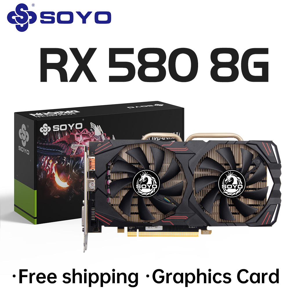SOYO AMD Radeon RX580 8GB Grap - Rx 580 8Gb 2048Sp Gpu review and price