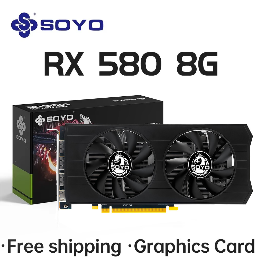 SOYO AMD Radeon RX580 8GB Grap - Rx 580 8Gb 2048Sp Gpu review and price